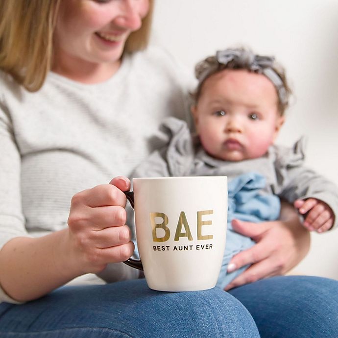 slide 3 of 5, Pearhead BAE: Best Aunt Ever'' Coffee Mug - White'', 1 ct