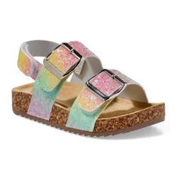 Falls Creek Kids Falls Creek Toddler Girls' Blake Sandals, Glitter Multi, Size 5