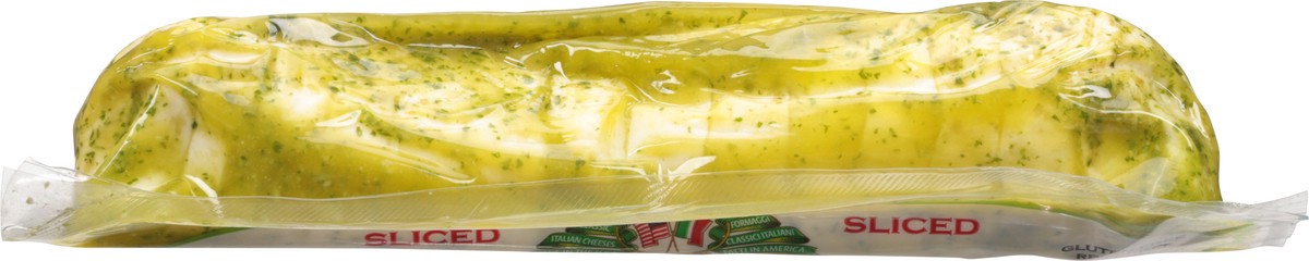 slide 13 of 14, BelGioioso Pesto Marinated Fresh Mozz Sliced, 8 oz