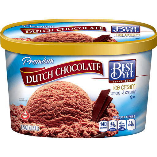 slide 1 of 1, Best Yet Dutch Chocolate Ice Cream, 48 fl oz