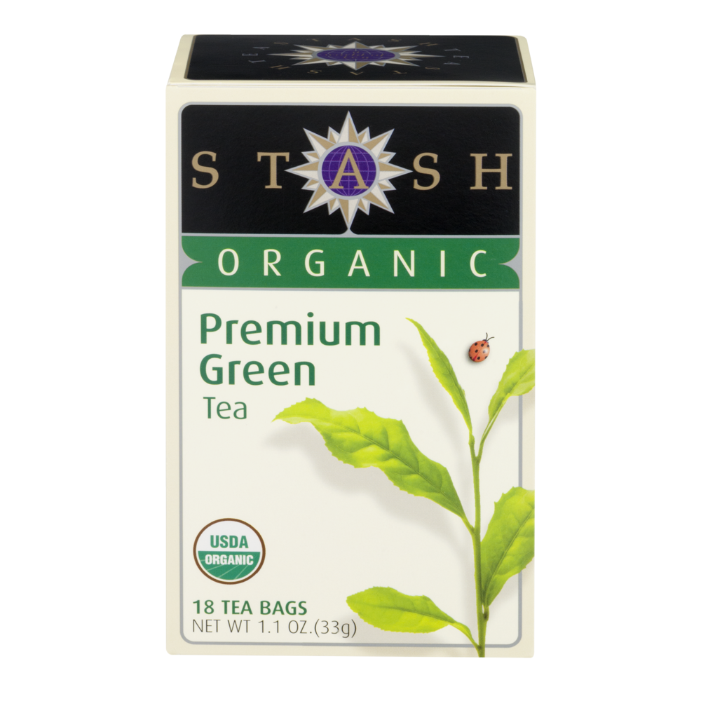 slide 1 of 1, Stash Organic Premium Green Tea - 18 ct, 18 ct