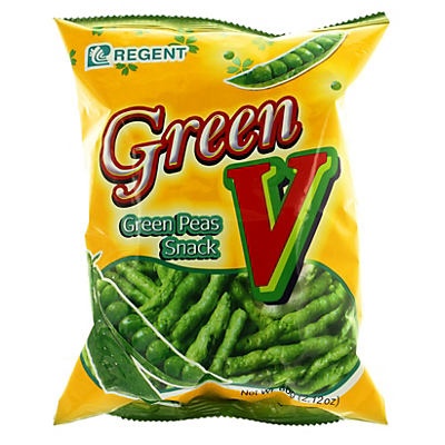 slide 1 of 1, Regent Green V Green Peas Snack, 2.12 oz