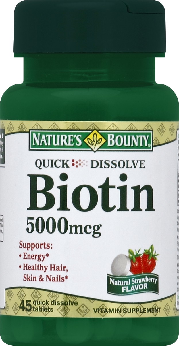 slide 2 of 2, Nature's Bounty Biotin 45 ea, 45 ct