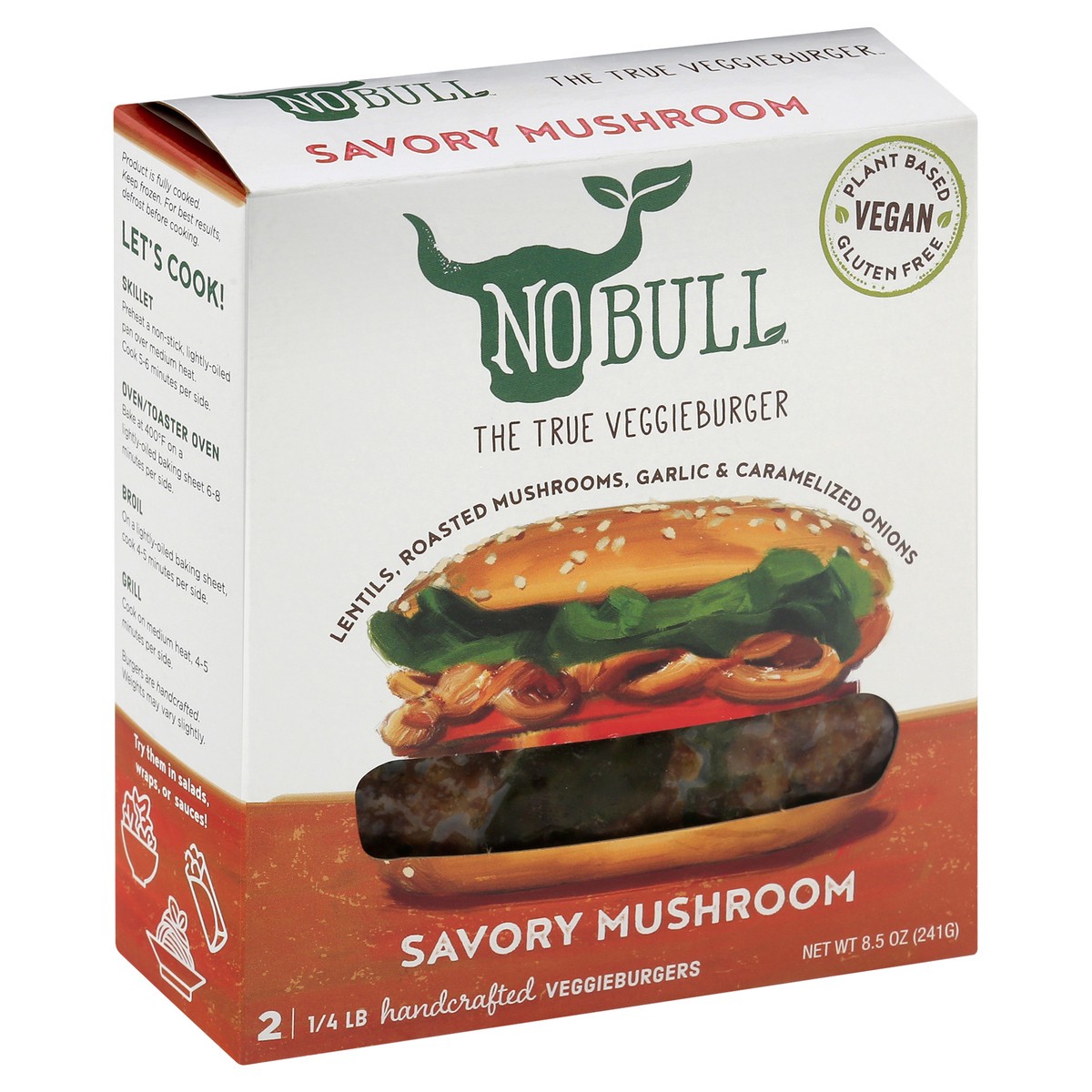 slide 3 of 13, NoBull Veggieburgers 2 ea, 2 ct