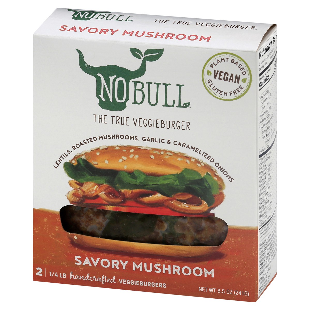 slide 13 of 13, NoBull Veggieburgers 2 ea, 2 ct