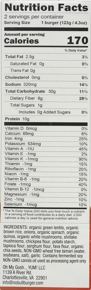 slide 4 of 13, NoBull Veggieburgers 2 ea, 2 ct