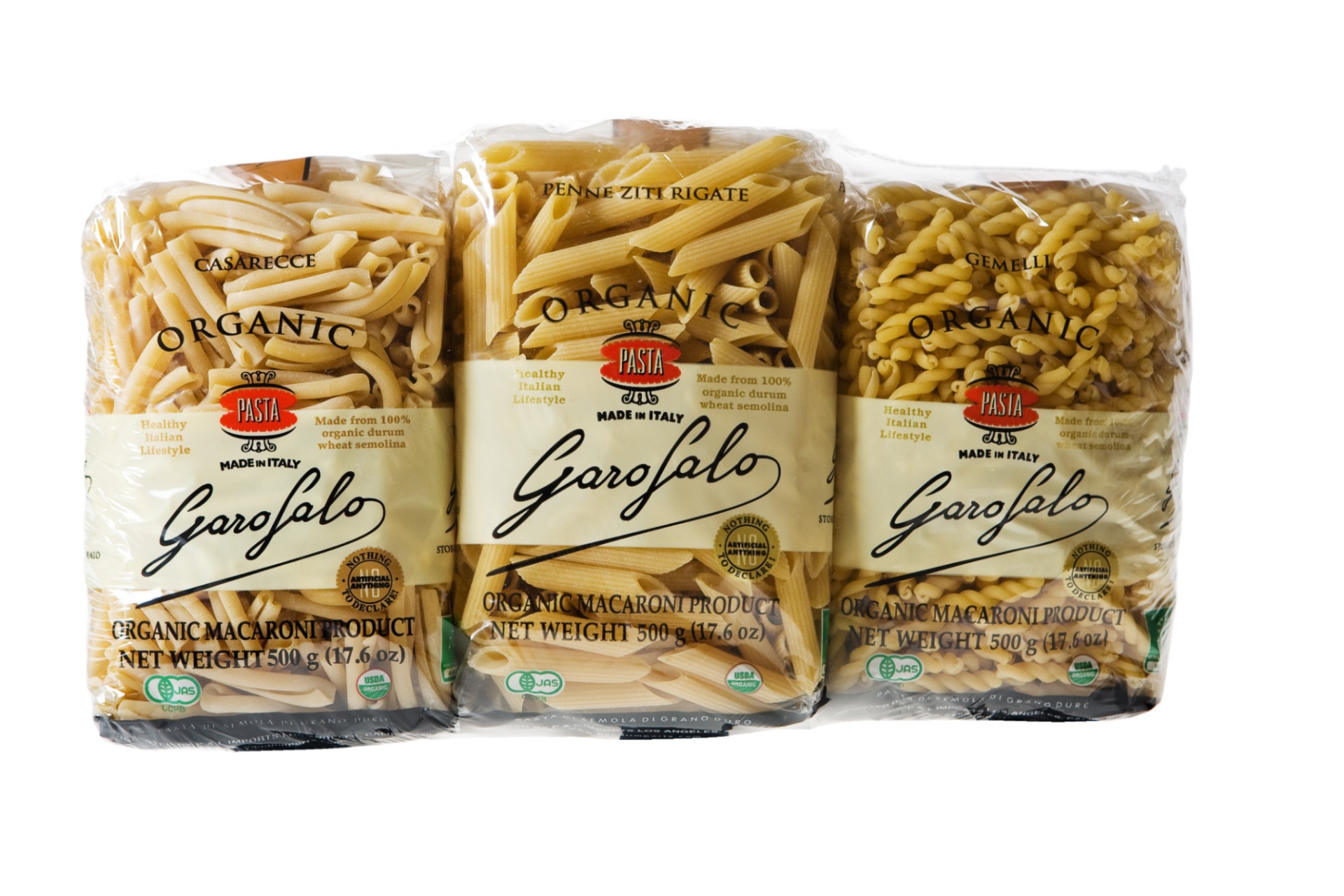 slide 1 of 1, Garofalo Organic Pasta Variety Pack, 6 ct; 1.1 lb