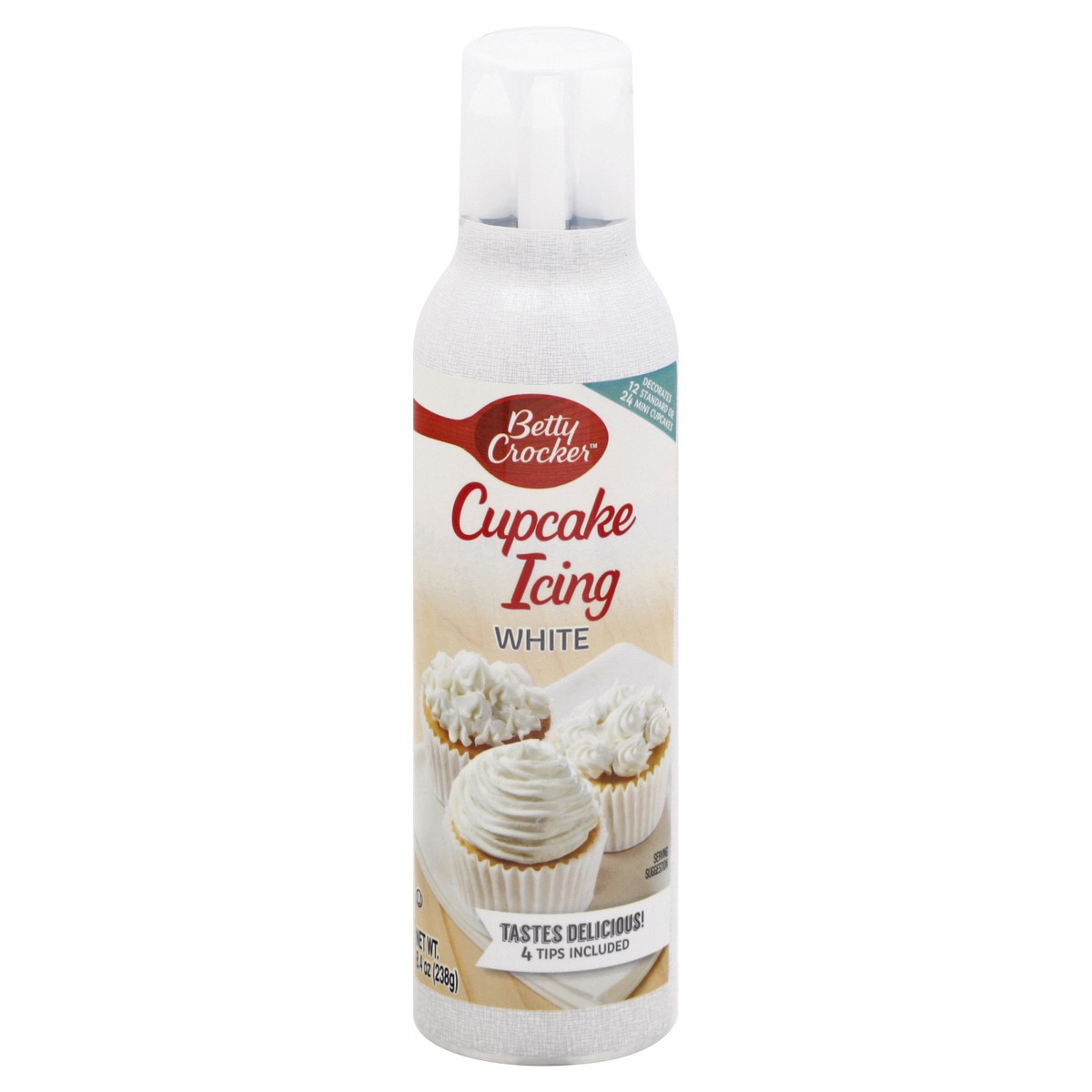 slide 12 of 12, Betty Crocker White Cupcake Icing 8.4 oz, 8.4 oz