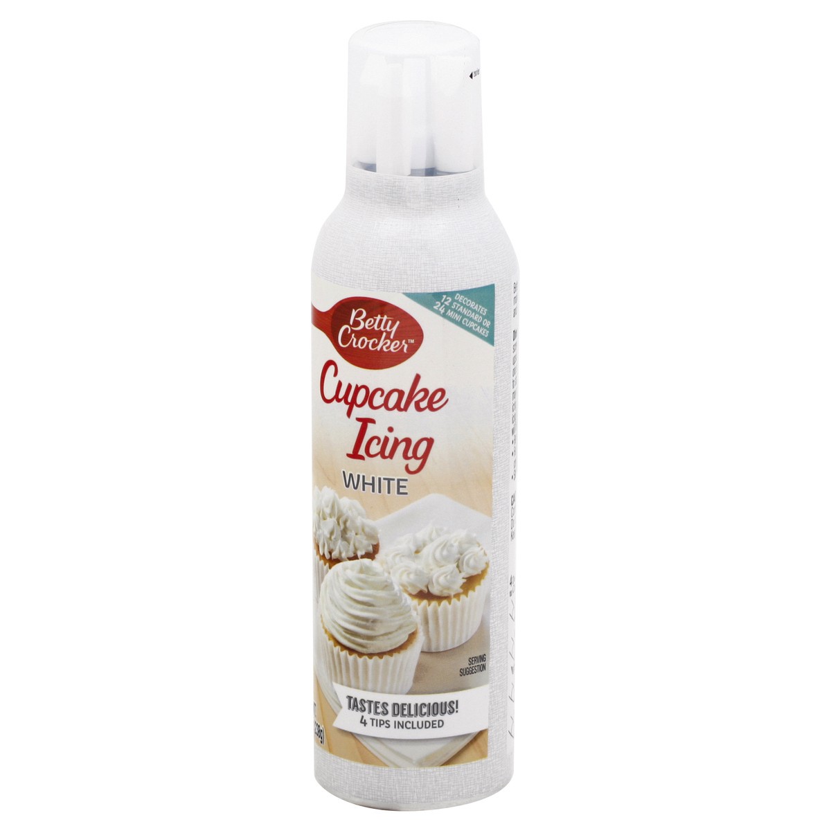 slide 10 of 12, Betty Crocker White Cupcake Icing 8.4 oz, 8.4 oz