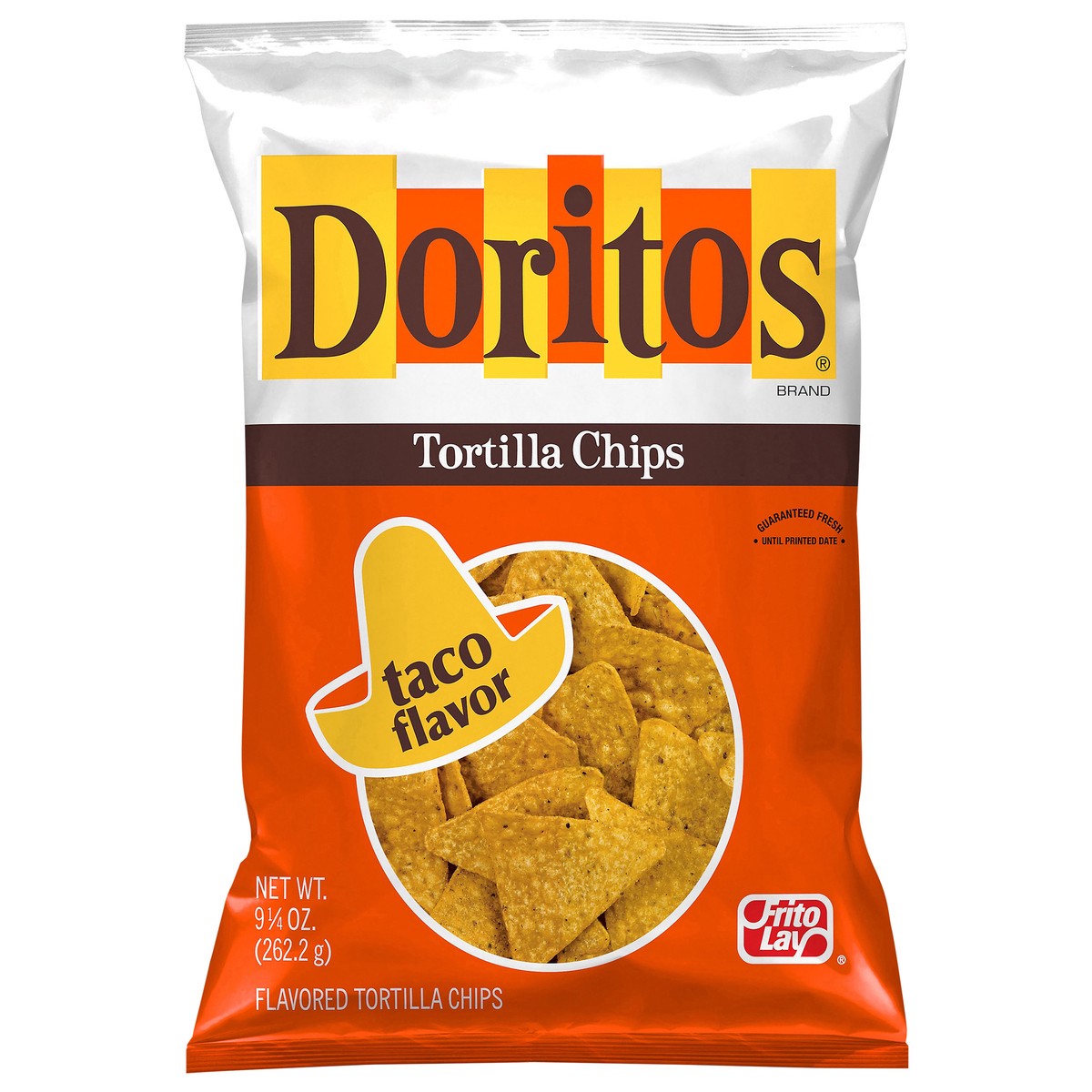 slide 1 of 3, Doritos Taco Tortilla Chips, 9.75 oz