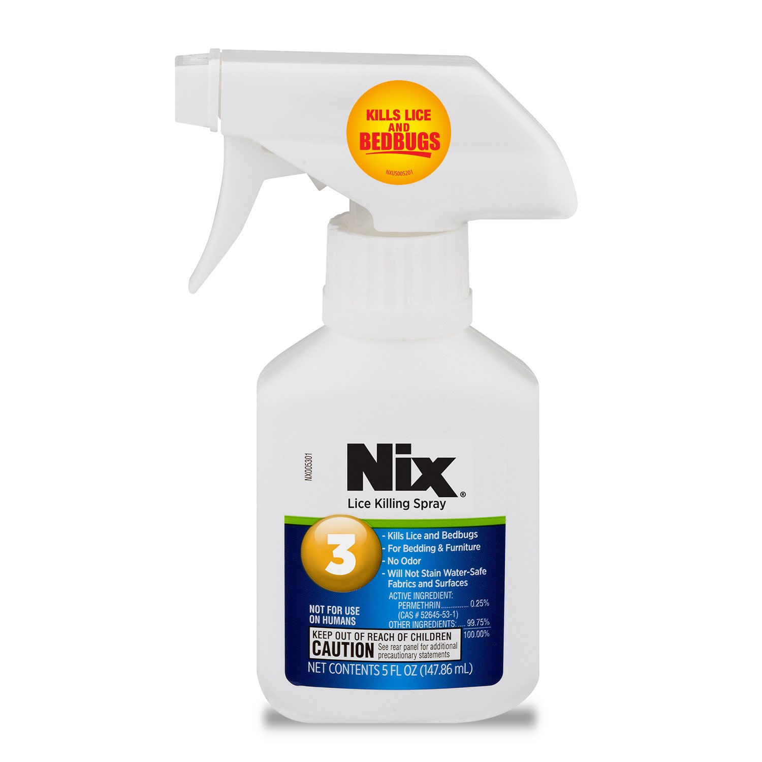 slide 1 of 10, Nix Lice & Bedbug Killing Spray for Home, Bedding & Furniture, 5 fl oz, 5 fl oz