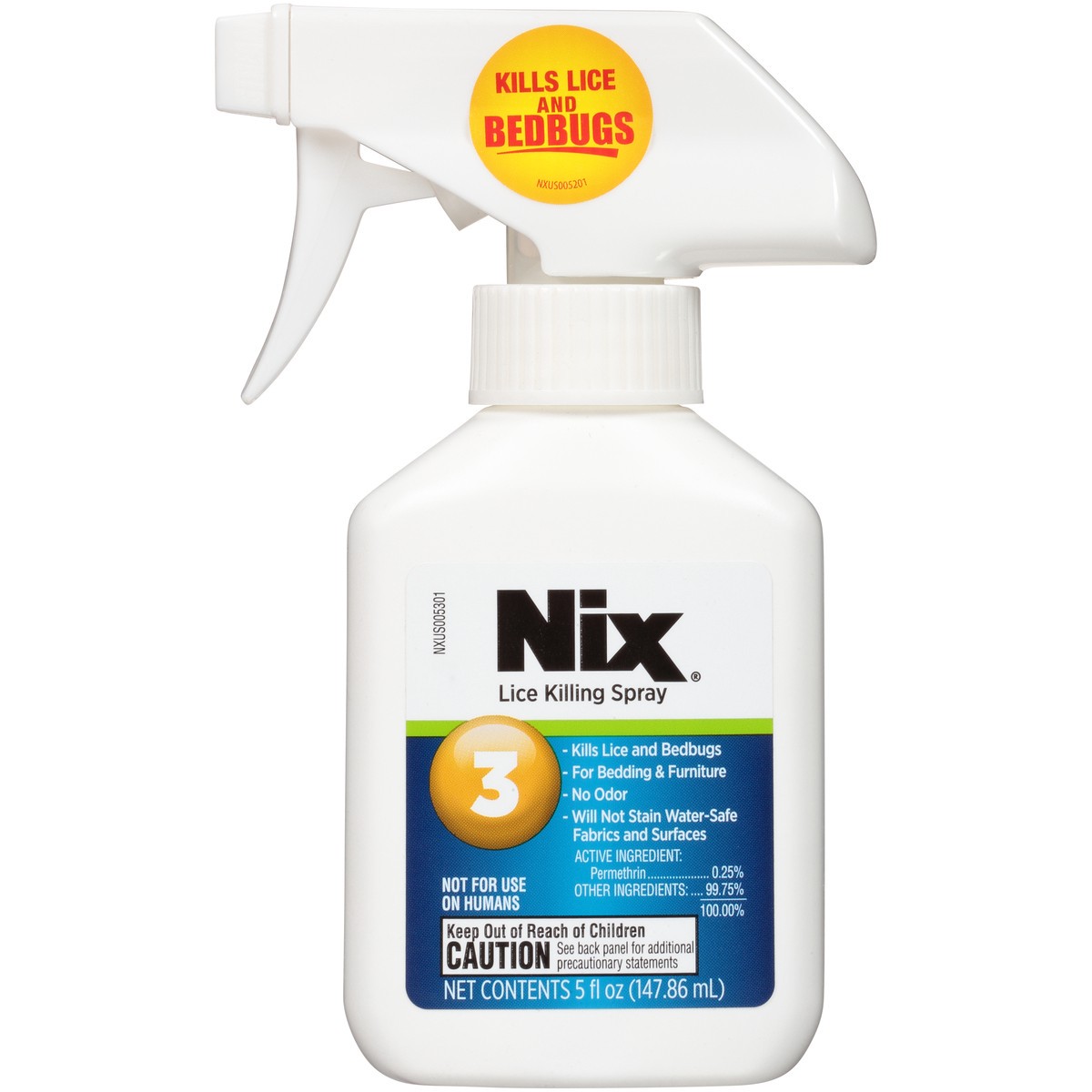 slide 5 of 10, Nix Lice & Bedbug Killing Spray for Home, Bedding & Furniture, 5 fl oz, 5 fl oz