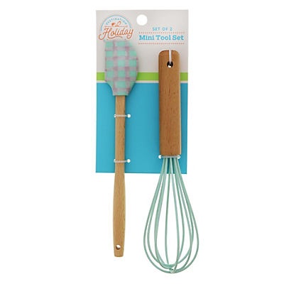 slide 1 of 1, Destination Holiday Assorted Mint Spring Melamine Mini Tool Set, 2 ct