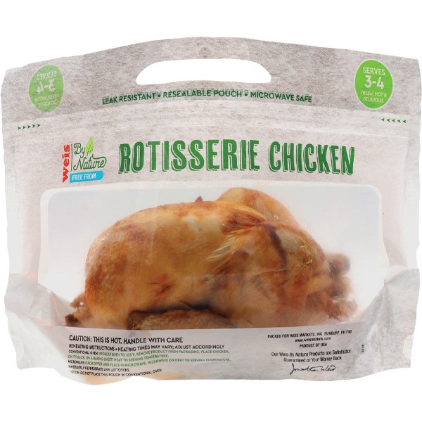 slide 1 of 1, Weis2Go Classic Hot Rotisserie Chicken, 32 oz