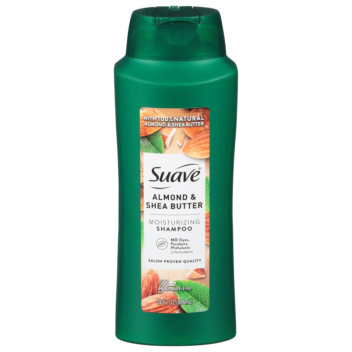 slide 9 of 11, Suave Moisturizing Shampoo Almond and Shea Butter for Dry Hair Paraben-free and Dye-free 28 oz, 28 oz