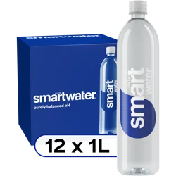 Smartwater nutrient-enhanced water Bottles, 33.8 fl oz, 12 Pack