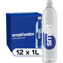 Smartwater nutrient-enhanced water Bottles, 33.8 fl oz, 12 Pack