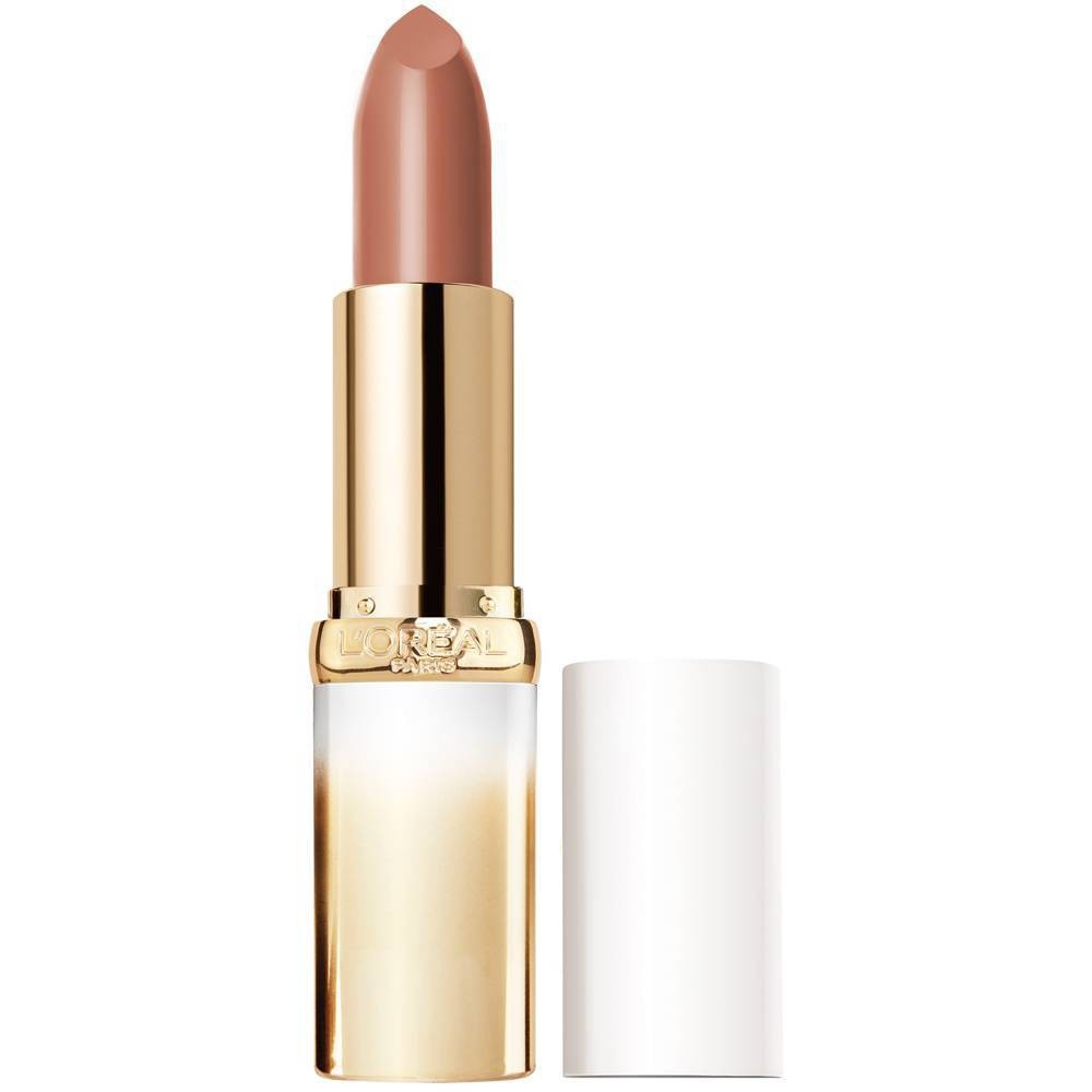slide 1 of 1, L'Oréal Age Perfect Satin Lipstick With Precious Oils, Glowing Nude, 0.13 oz
