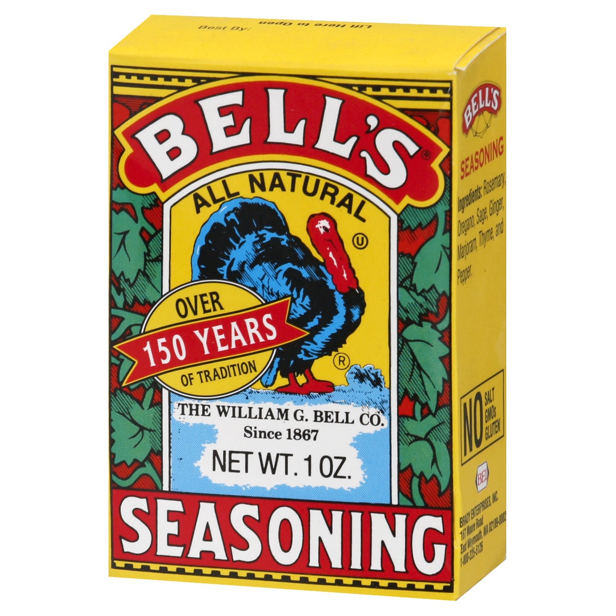 slide 9 of 12, Bell's Salt Free Poultry Seasoning, 1 oz