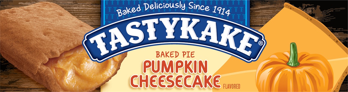 slide 8 of 11, Tastykake Pumpkin Cheesecake Flavored Baked Pie 4 oz, 4 oz