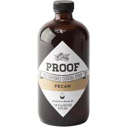 Proof Cocktail Syrup Pecan