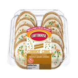 Lofthouse Frosted Sugar Carrot Cake Cookies 13.5 oz