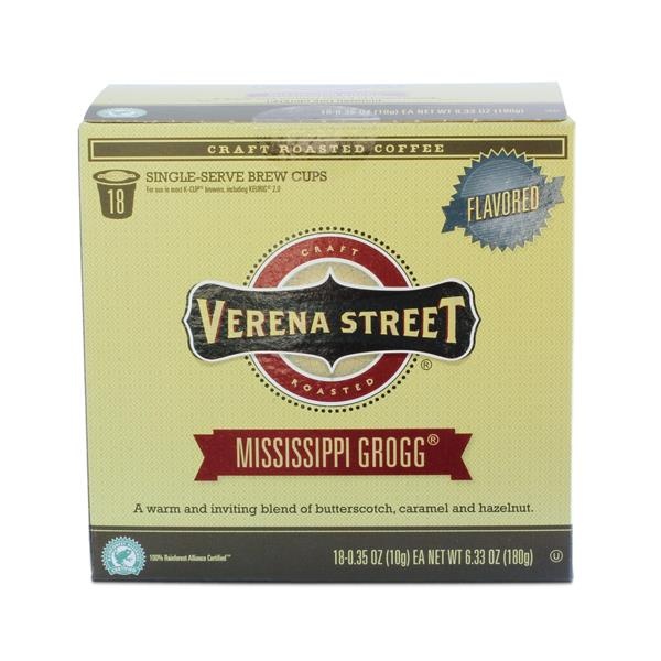 slide 1 of 1, Verena Street Mississippi Grogg Single Cup Coffee Pods, 18 ct