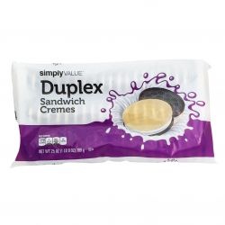 slide 1 of 1, Simply Value Duplex Sandwich Cremes, 25 oz