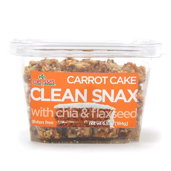 slide 1 of 1, Melissa's Carrot Cake Clean Snax, 6.5 oz