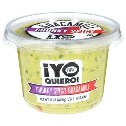 ¡Yo Quiero! Chunky Hot Spicy Guacamole 15 oz