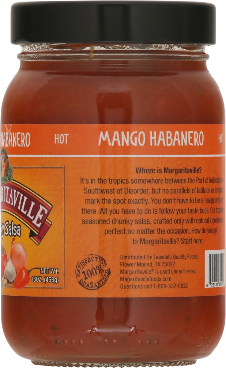 slide 12 of 13, Margaritaville Brewing Co. Mango Habanero Salsa, 16 oz