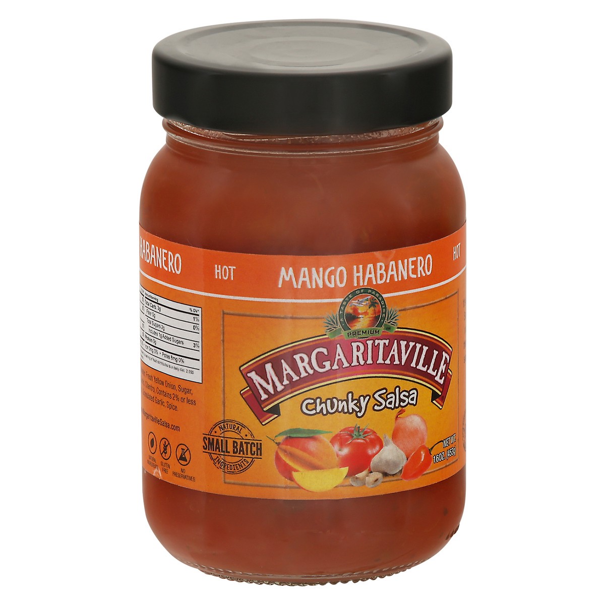 slide 8 of 13, Margaritaville Brewing Co. Mango Habanero Salsa, 16 oz