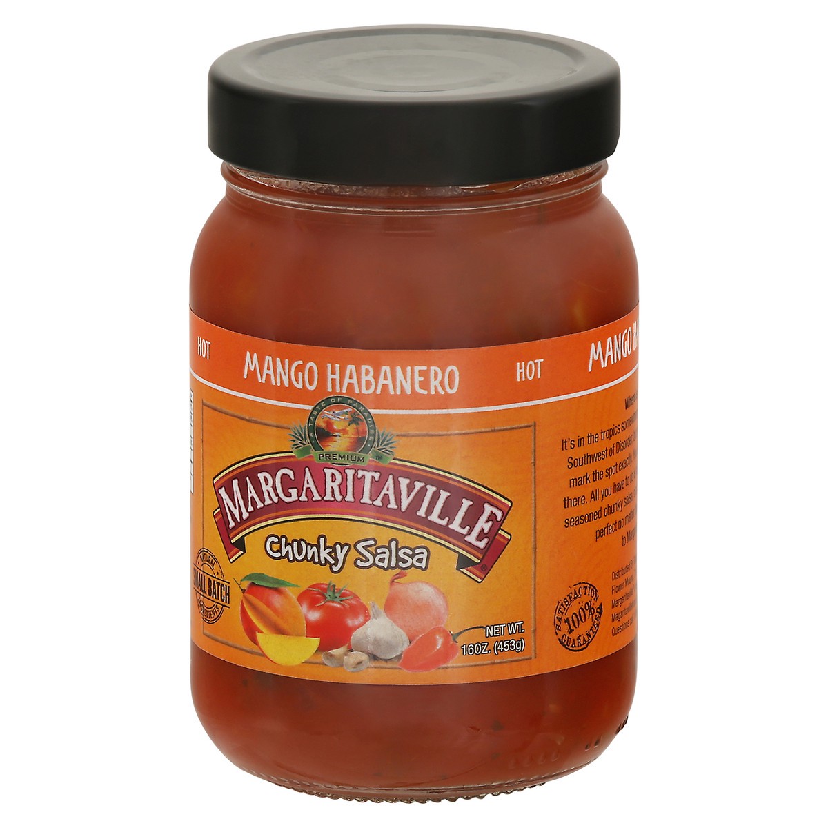 slide 9 of 13, Margaritaville Brewing Co. Mango Habanero Salsa, 16 oz