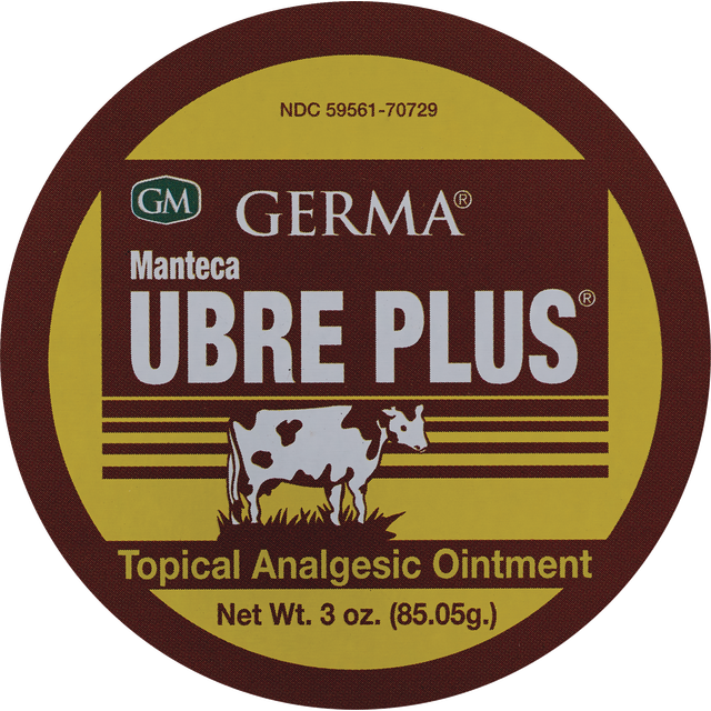 slide 1 of 1, MARINA WHOLESALE Manteca Ubre Plus Analgesic Ointment, 3 oz