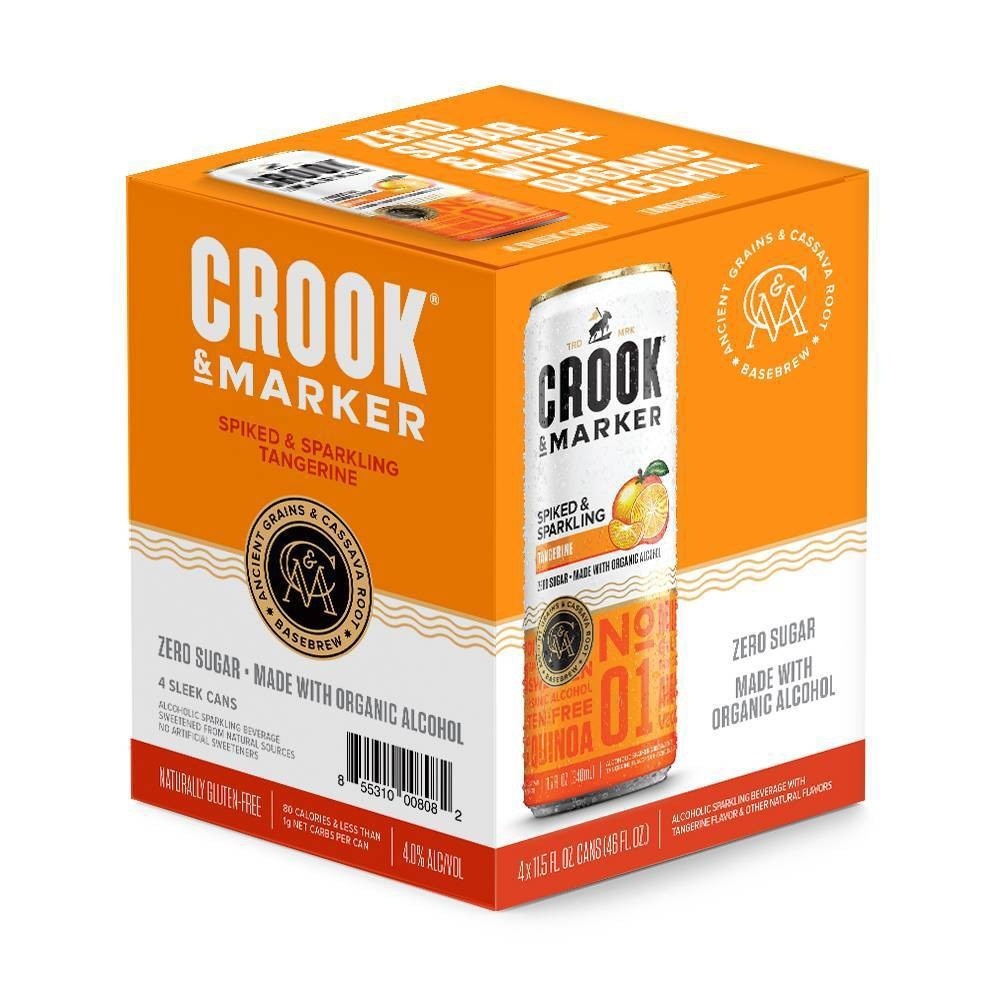 slide 1 of 1, Crook & Marker Tangerine Hard Seltzer, 1 ct