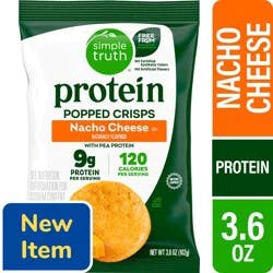 Simple Truth Protein Nacho Cheese Popped Crisps