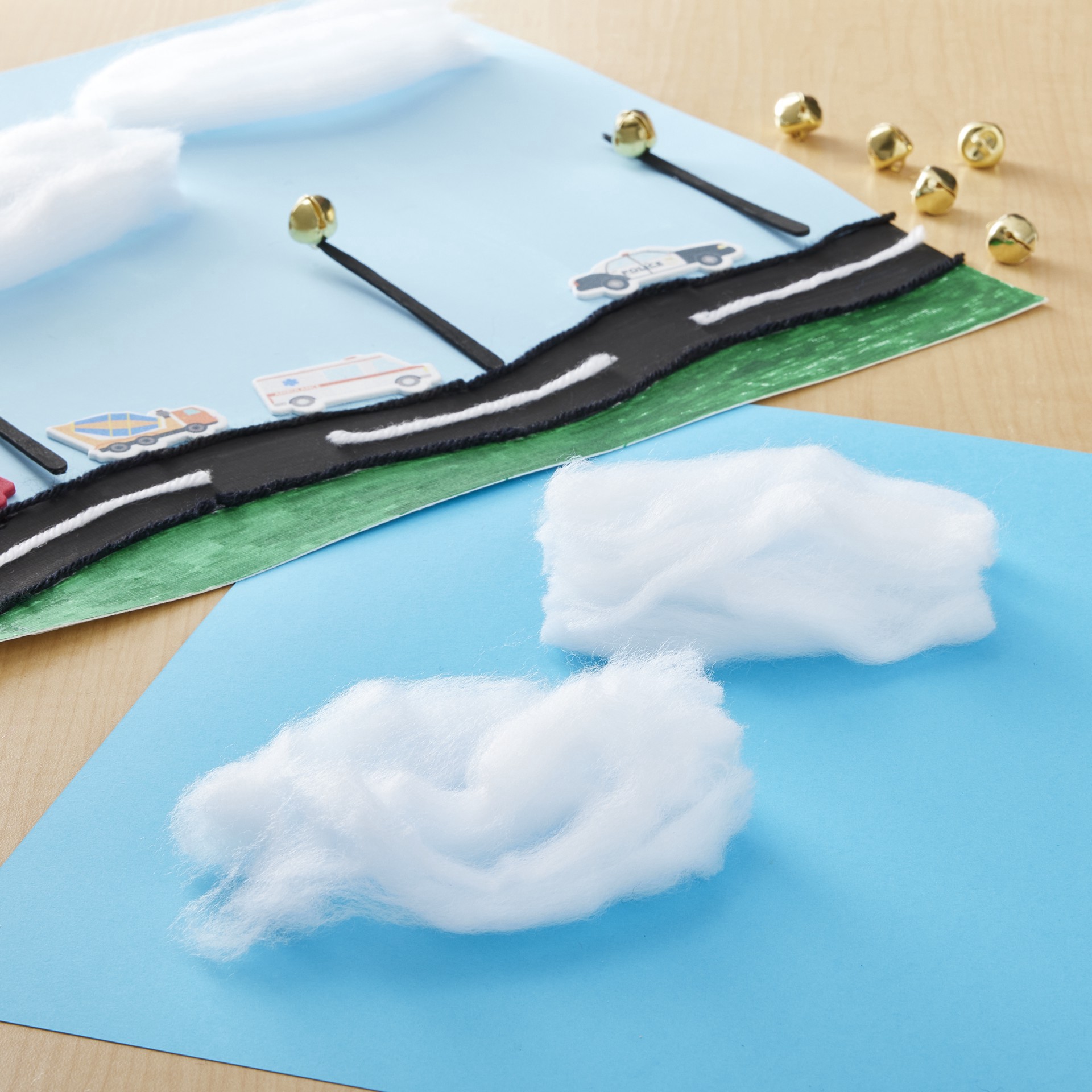 slide 3 of 3, White Craft Fluff By Creatology, 1 oz