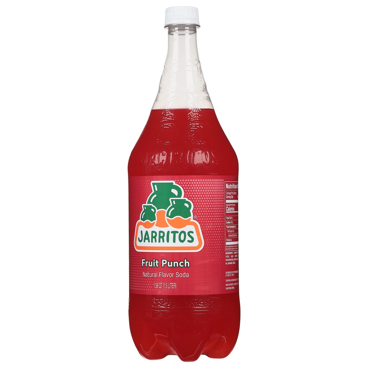 slide 3 of 9, Jarritos Fruit Punch Soda Bottle, 1.5 liter
