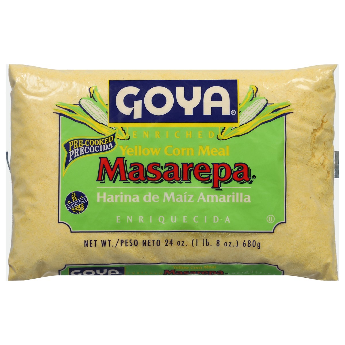 slide 11 of 13, Goya Masarepa Enriched Yellow Corn Meal 24 oz, 24 oz