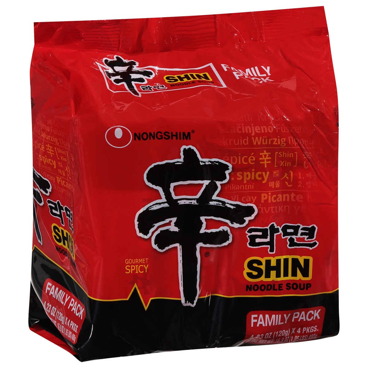 slide 7 of 9, Nongshim Noodles 4 - 4.23 oz Bags, 4 ct