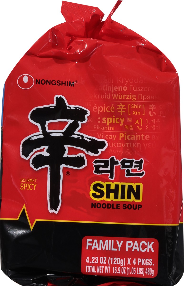 slide 3 of 9, Nongshim Noodles 4 - 4.23 oz Bags, 4 ct