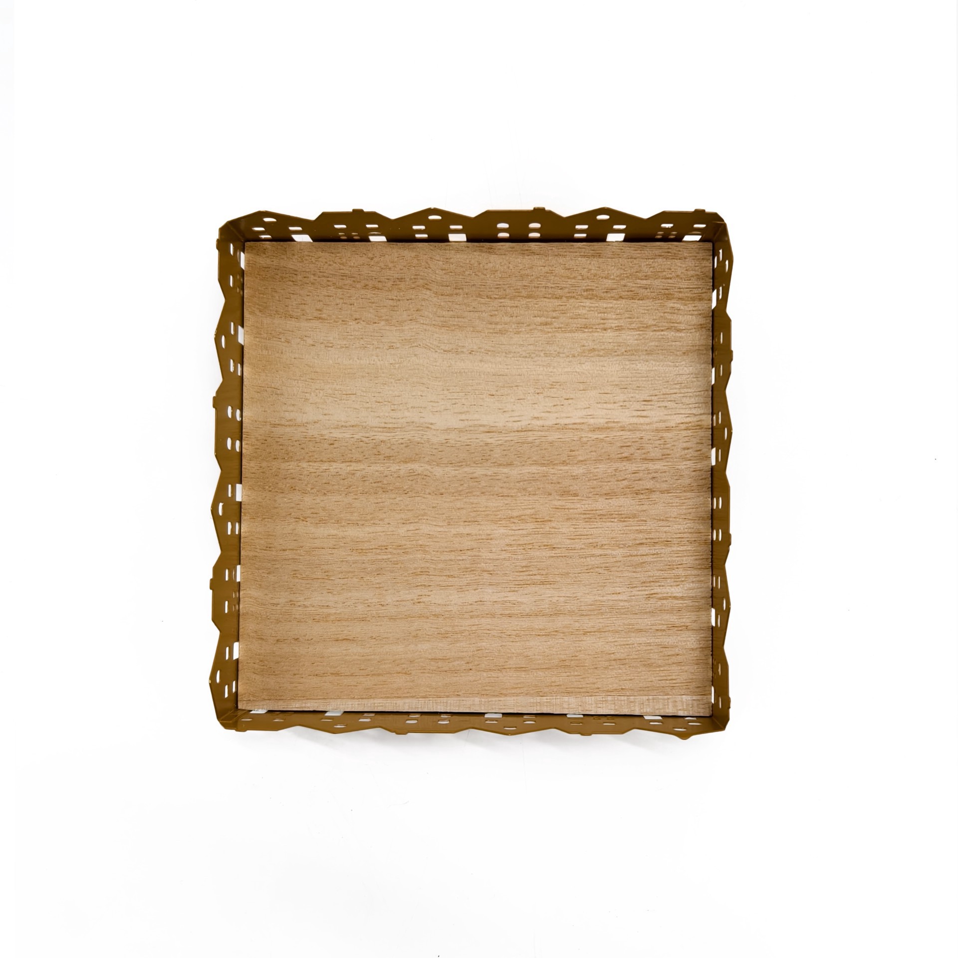 slide 4 of 4, 6" Brown Decorative Gingerbread House Tray By Ashland, 6 in