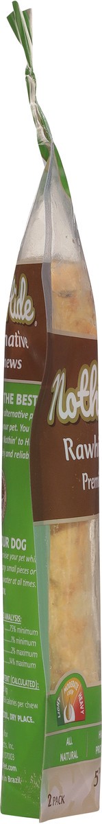 slide 6 of 9, Fieldcrest Farms Nothin To Hide Dog Chews, Premium, Rawhide Alternative, Chicken Flavor, 5 Inch Small Rolls, 2 Pack, 3.2 oz