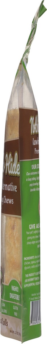 slide 2 of 9, Fieldcrest Farms Nothin To Hide Dog Chews, Premium, Rawhide Alternative, Chicken Flavor, 5 Inch Small Rolls, 2 Pack, 3.2 oz