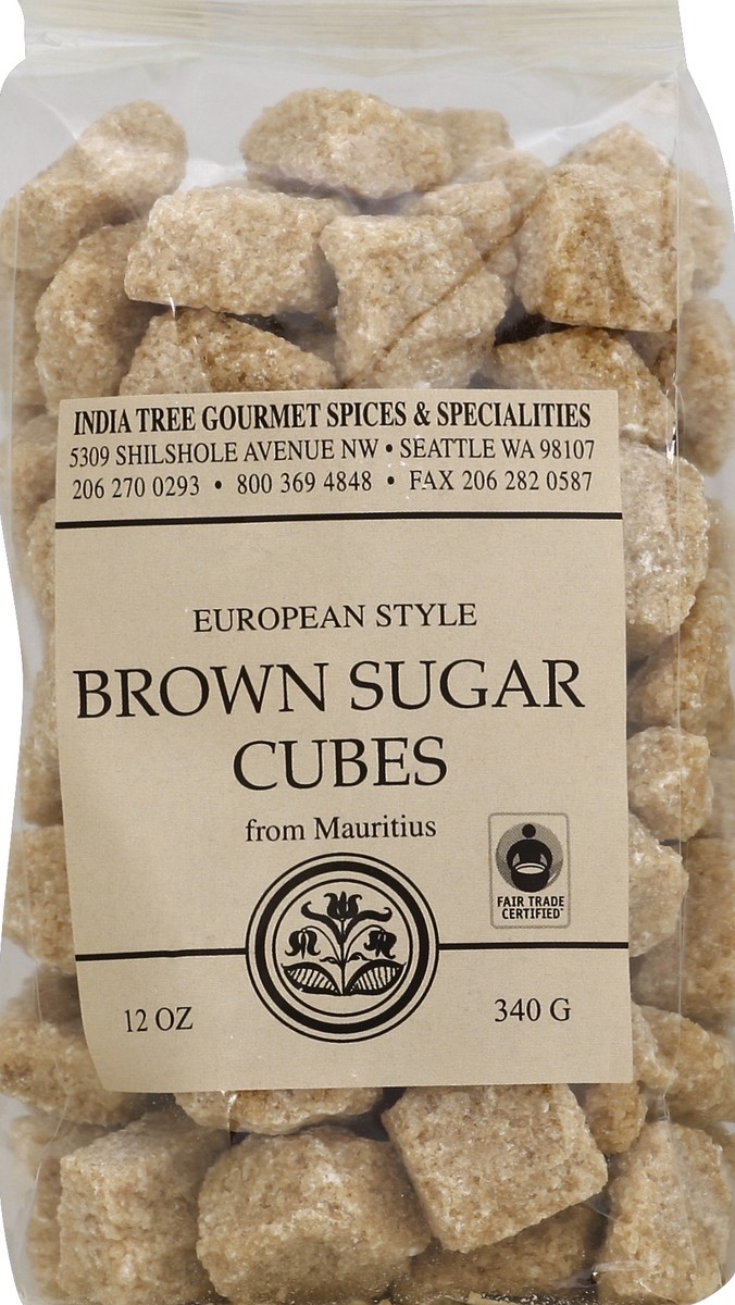 slide 5 of 5, India Tree European Style Brown Sugar Cubes From Mauritius, 12 oz