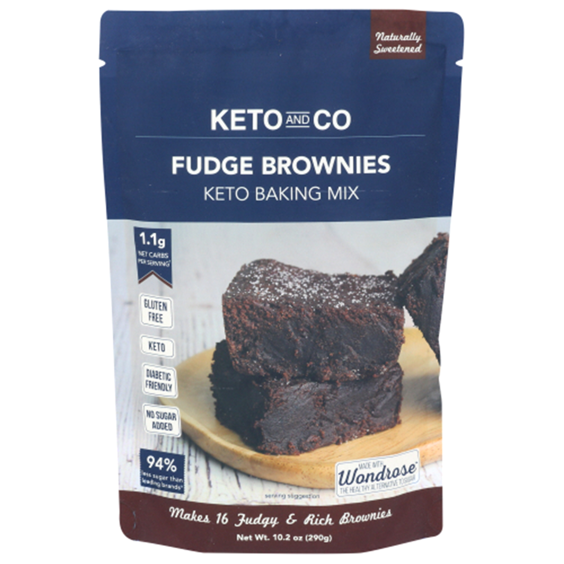 slide 1 of 13, Keto and Co Fudge Brownies Keto Baking Mix 10.2 oz, 10.2 oz