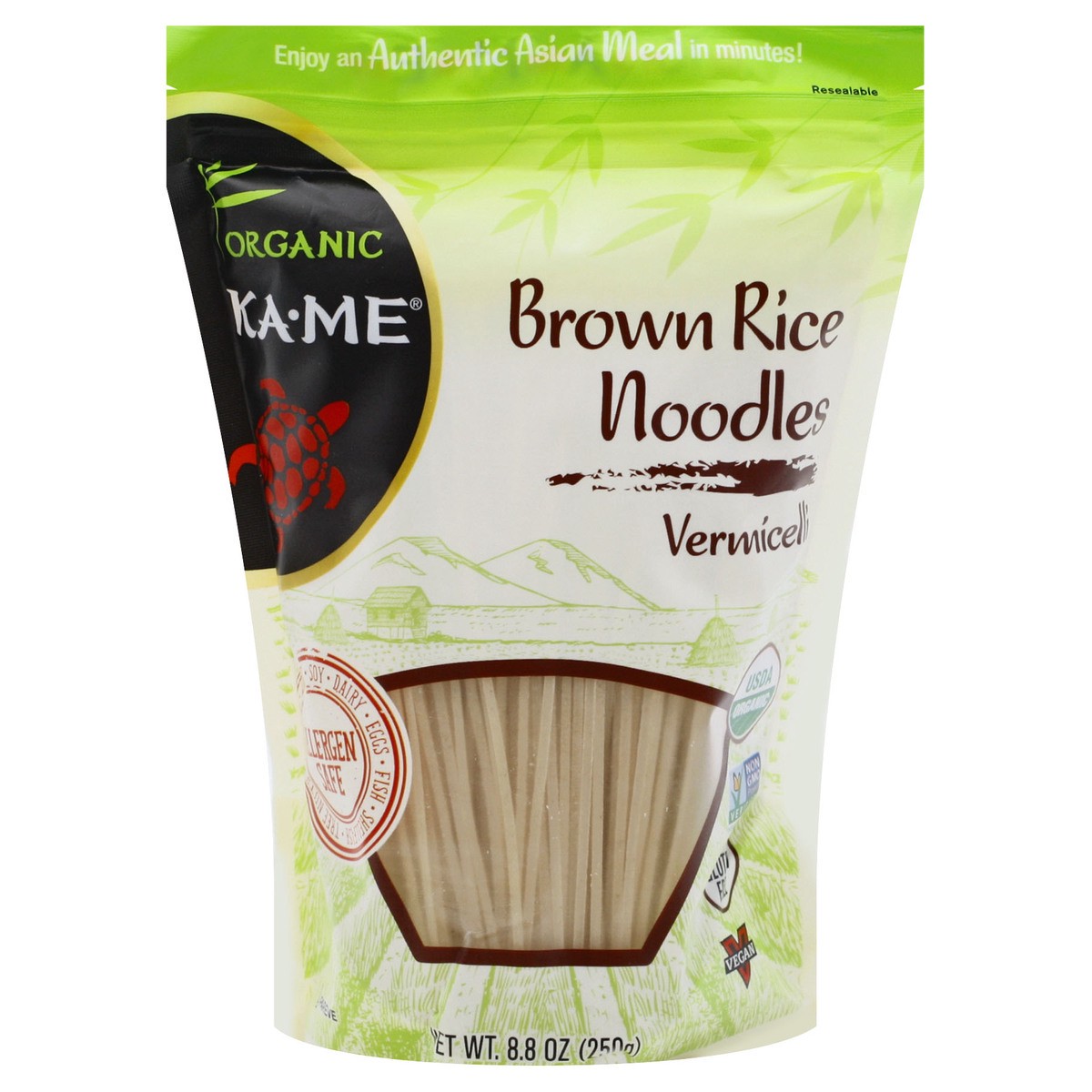 slide 1 of 13, KA-ME Organic Vermicelli Brown Rice Noodles 8.8 oz, 8.8 oz