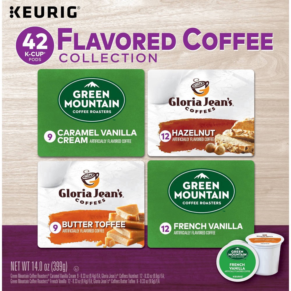 slide 17 of 24, Keurig Flavored Coffee Collection Single Serve K-Cup Pod Variety Pack, 42 Count, 42 ct