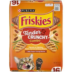 Purina Friskies Tender and Crunch'd With Flavors of Chicken, Beef, Carrots and Green Beans