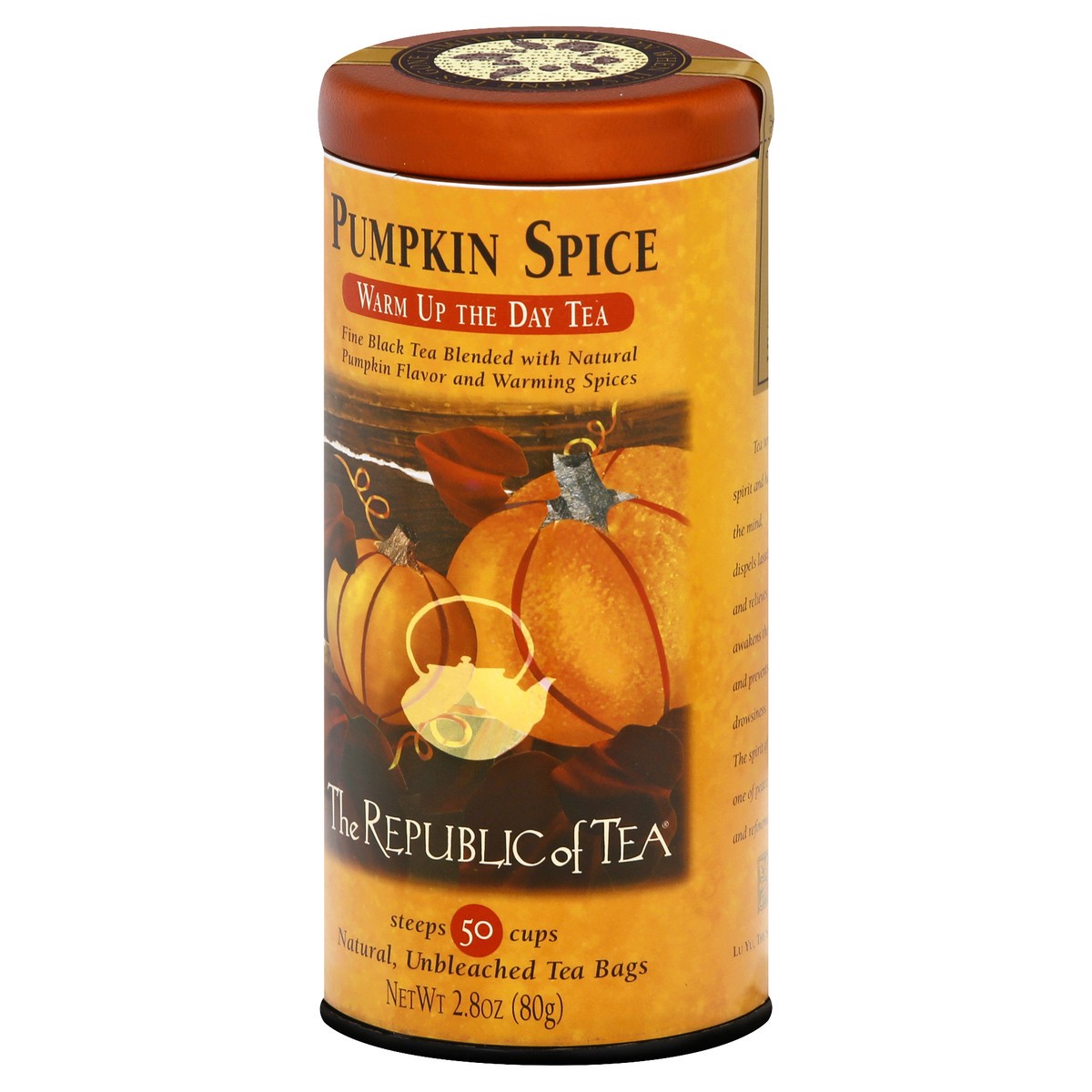 slide 3 of 9, The Republic of Tea Bags Pumpkin Spice Black Tea - 50 ct, 50 ct